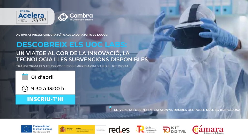Visita als laboratoris de la UOC